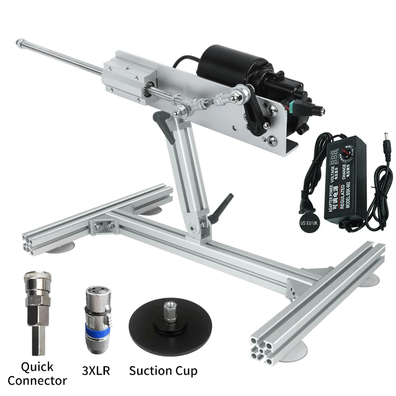Máquina de Sexo Automática Telescópica Premium - Motor 24V silencioso, curso ajustável 3-12cm
